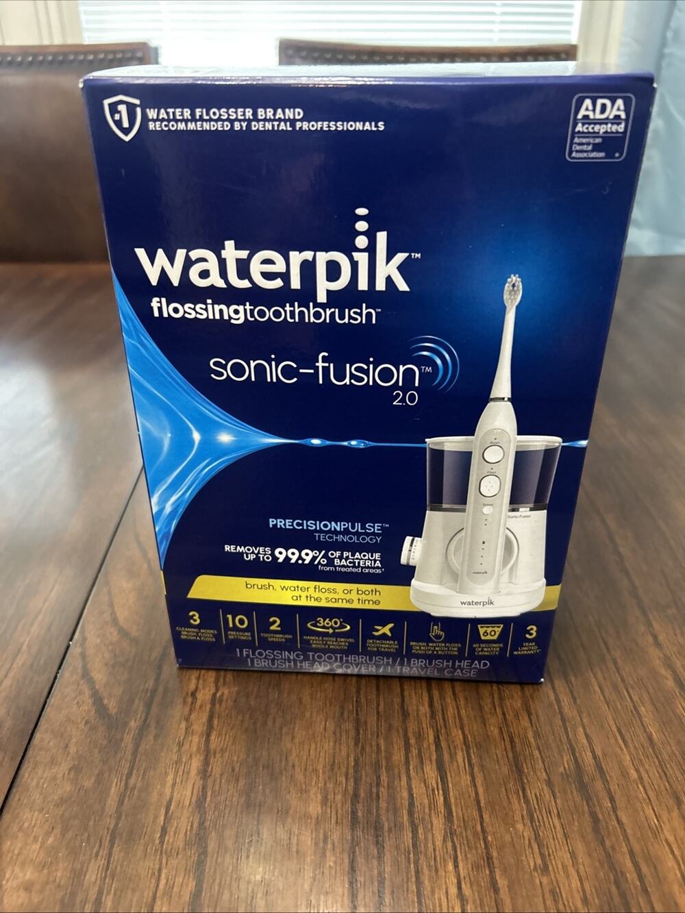 Waterpik Sonic-Fusion 2.0 Flossing Toothbrush Electric BRAND NEW SEALED